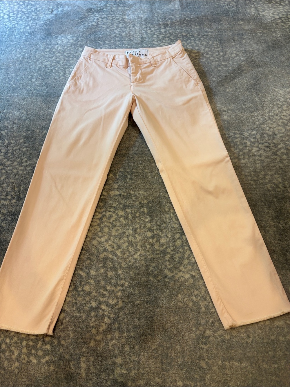 FRANK AND EILEEN ICONIC WICKLOW COTTON CROPPED PANT SIZE 00
